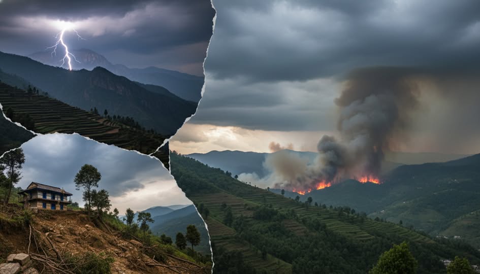 देशभर २४ घण्टामा ३६ विपद्का घटनाः १४ जना घाइते,एकको मृत्यु