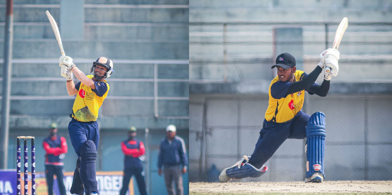 गण्डकीले आर्मीलाई दियो २१० रनको लक्ष्य, अर्जुन र दीपकको अर्धशतक