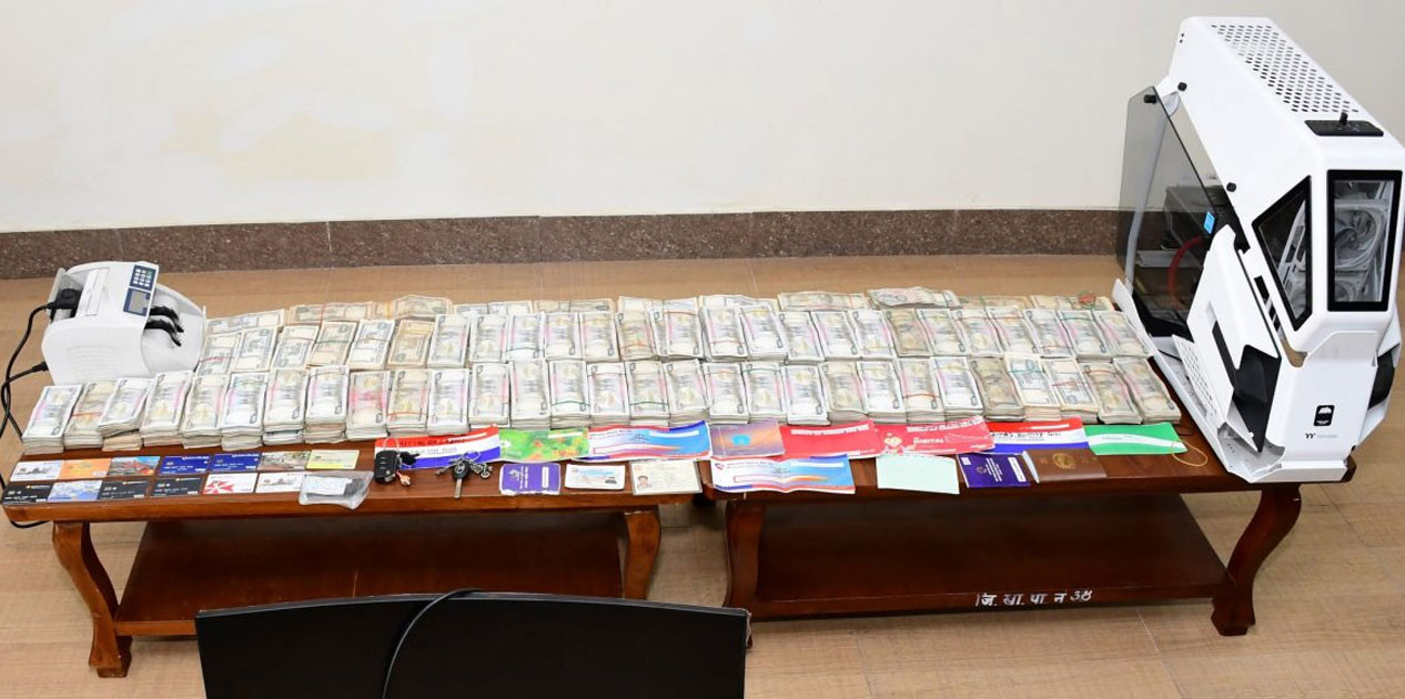 १ करोड १६ लाख रकमसहित नागार्जुनबाट २ जना पक्राउ