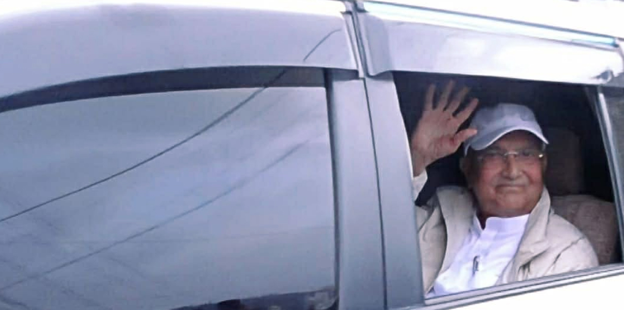 पूर्वप्रधानमन्त्री केपी शर्मा ओलीलाई भद्रकालीस्थित प्रहरी परिसरमा ल्याइयो