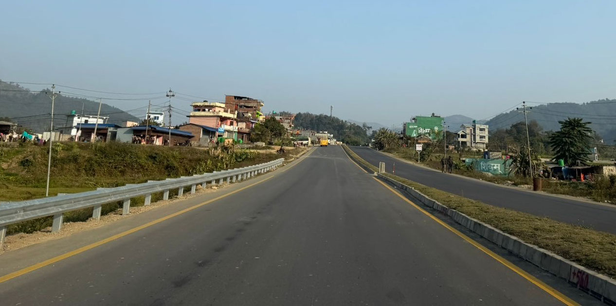 मुग्लिन-पोखरा सडक विस्तारको पश्चिम खण्डमा ७१ प्रतिशत प्रगति