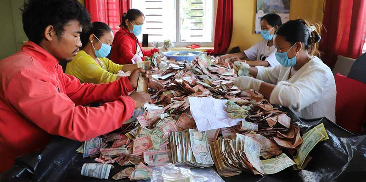 पाथीभरामा ३१ लाखभन्दा बढी भेटी संकलन