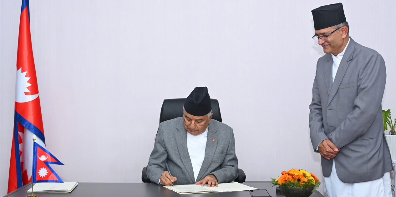 राष्ट्रपति पौडेलद्वारा संसद् अधिवेशन आह्वान