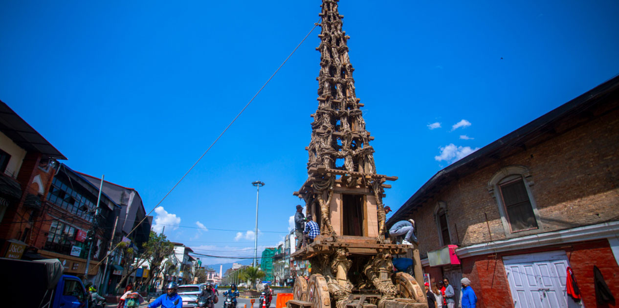 सेतो मच्छिन्द्रनाथ जात्राको तयारी अन्तिम चरणमा