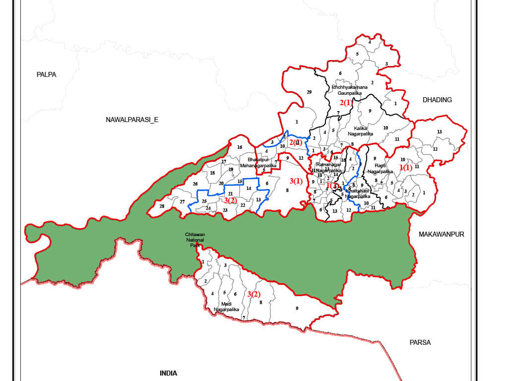 माडी नगरपालिकाद्वारा भूमि बर्गीकरण