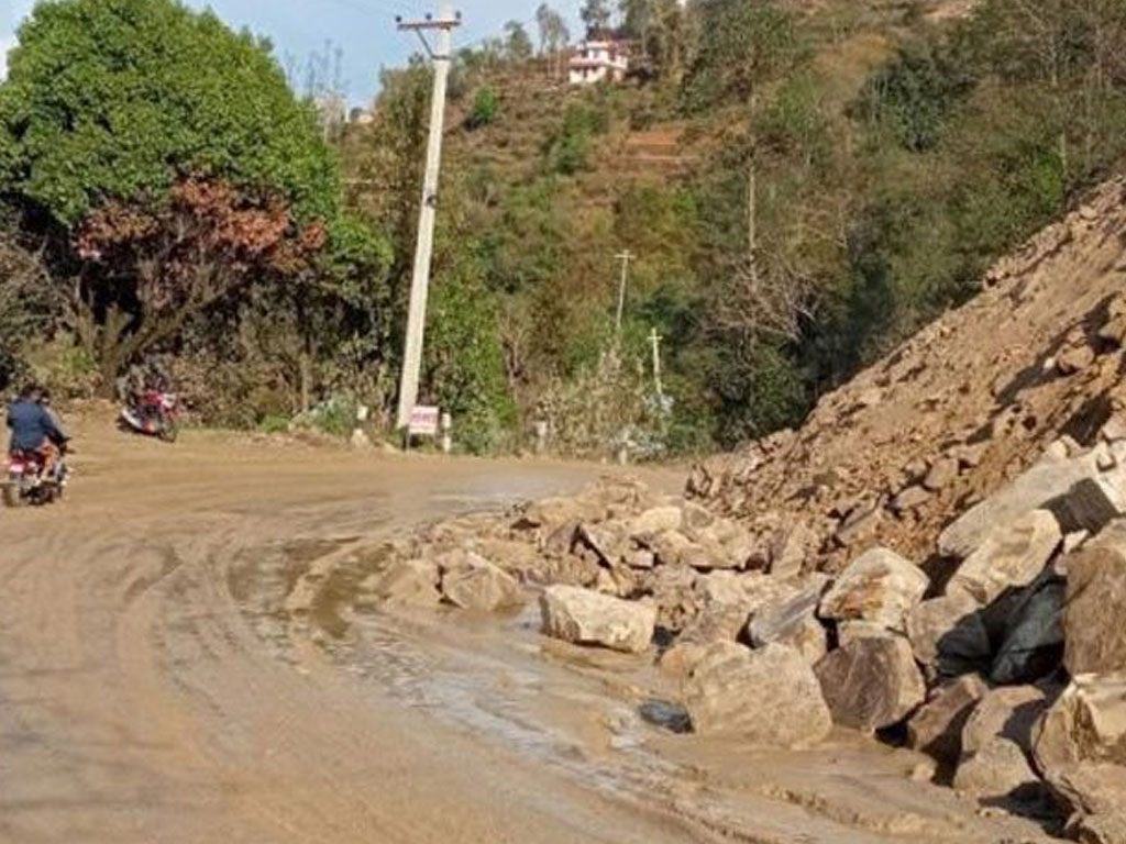 धुलिखेल–खावा सडक : चैत ७ गतेदेखि २० गतेसम्म यातायात बन्द