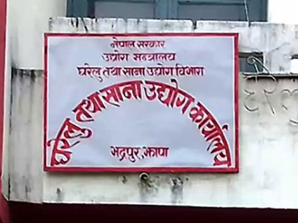 झापामा आठ महिनामा सात सय १७ घरेलु तथा साना उद्योग थपिए