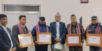 निर्वाचन सुरक्षामा योगदान पुर्‍याउने अधिकारीहरू सम्मानित