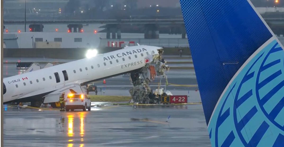 न्युयोर्कस्थित लागार्डिया विमानस्थलमा दमकलमा ठोक्किएर जहाज दुई टुक्रा, पाइलटको मृत्यु, ४१ घाइते