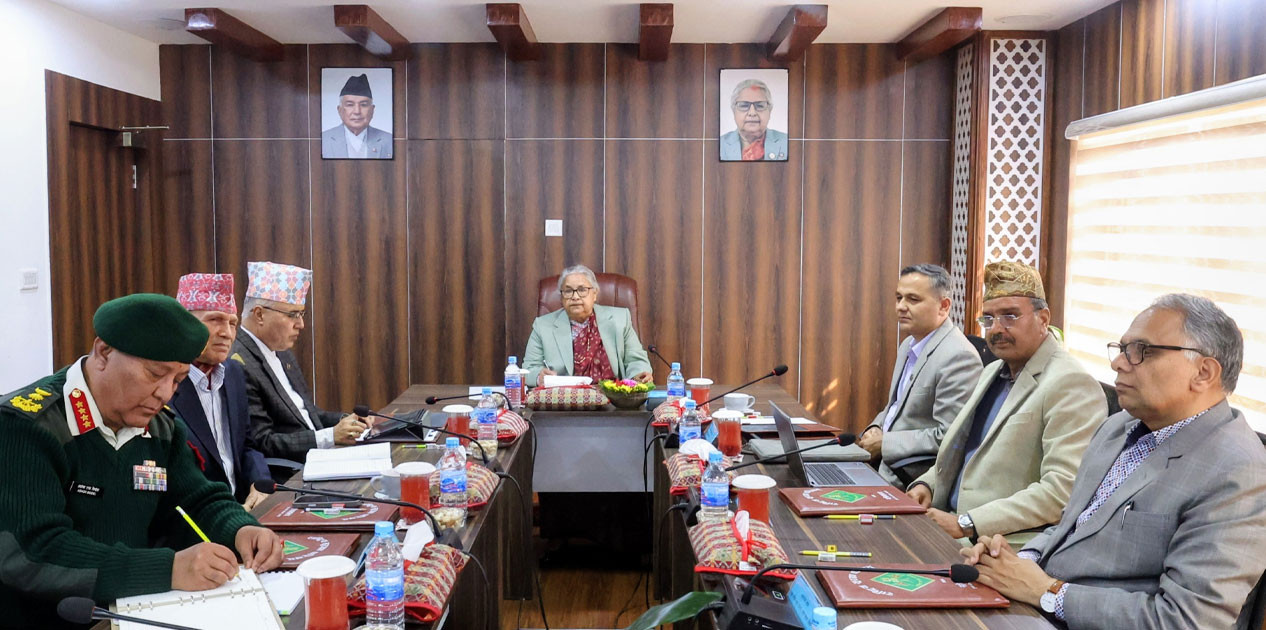 निर्वाचनका सम्पूर्ण तयारी पूरा भएको राष्ट्रिय सुरक्षा परिषद्को निष्कर्ष