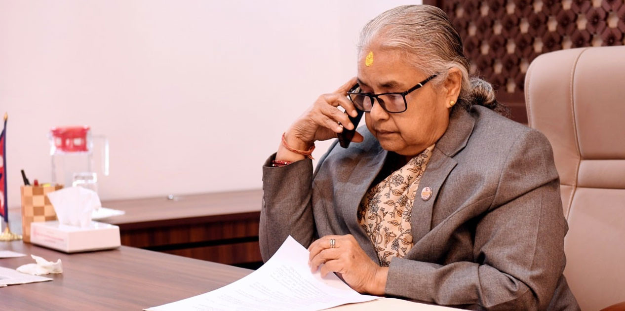 प्रधानमन्त्री कार्कीद्वारा कतारका समकक्षीसँग टेलिफोन वार्ता