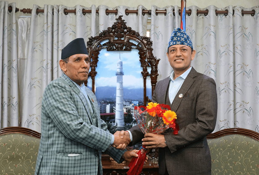 सभामुख र राष्ट्रियसभा अध्यक्षबीच शिष्टाचार भेट, संसदीय कार्यसम्पादनबारे छलफल