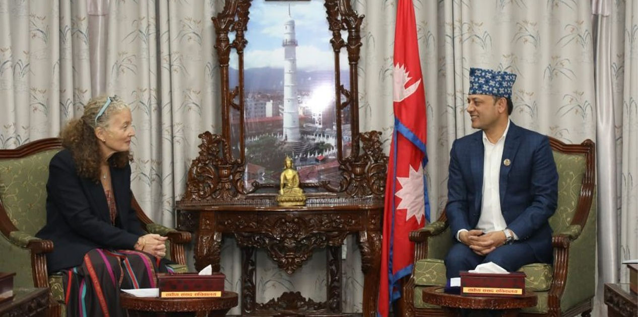 सभामुख अर्याल र राष्ट्रसंघीय संयोजक याहियाबिच भेटवार्ता, जलवायु न्याय र युवा सहभागितामा जोड