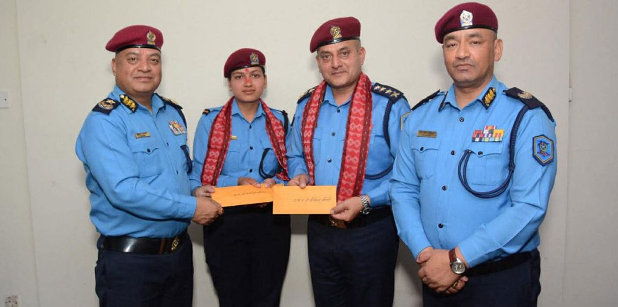 पाटन हत्या प्रकरणमा संलग्न पक्राउ गर्ने प्रहरीलाई नगदसहित सम्मान