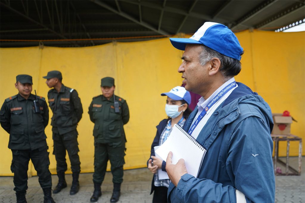 सुकुम्वासीको अवस्थाबारे जानकारी लिन मानव अधिकार आयोगको टोली स्थलमा