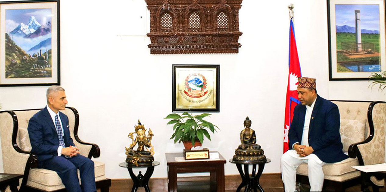 नेपाल-अमेरिका सम्बन्ध सुदृढीकरणमा जोड, व्यापार-लगानी विस्तारबारे छलफल
