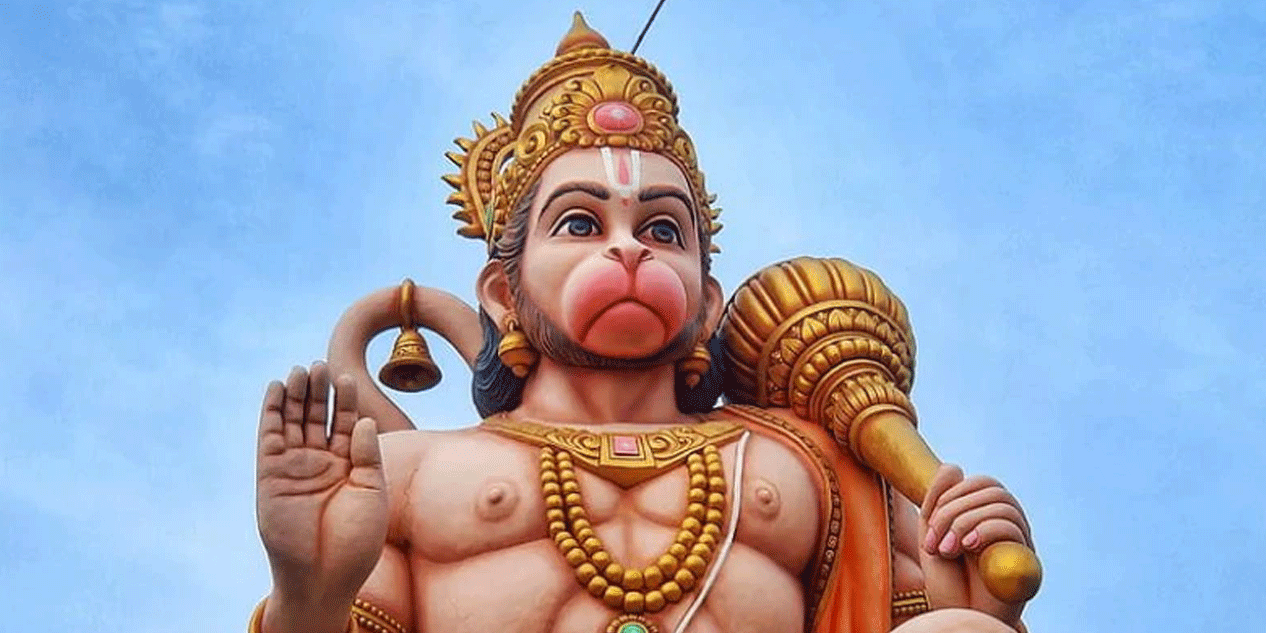 नेपालगञ्जमा १०८ फिटको हनुमान मूर्ति निर्माण अन्तिम चरणमा