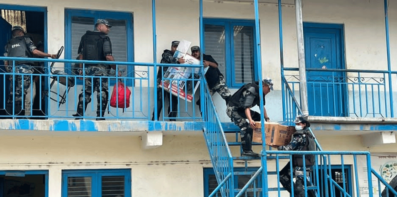 विद्यालय हटाइएकामा वैकल्पिक व्यवस्था नभएको भन्दै नेविसंघले जनायो असन्तुष्टि