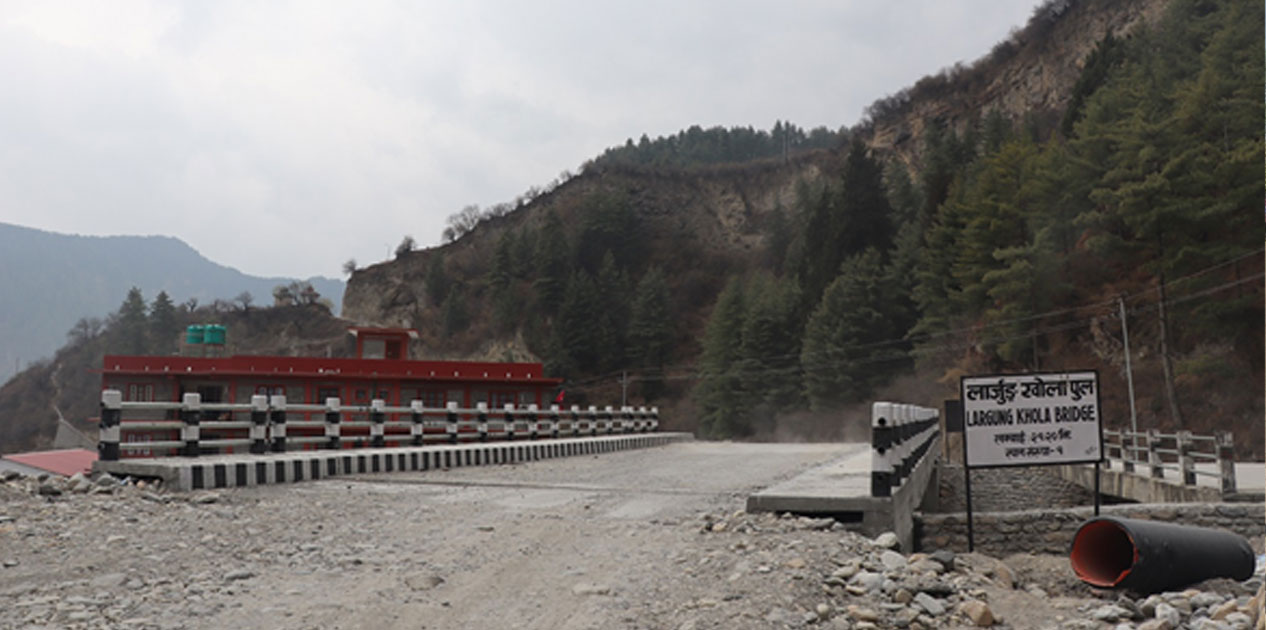 कालीगण्डकी कोरिडोर : लार्जुङ र कैह्कुखोलामा मोटरेबल पुल निर्माण