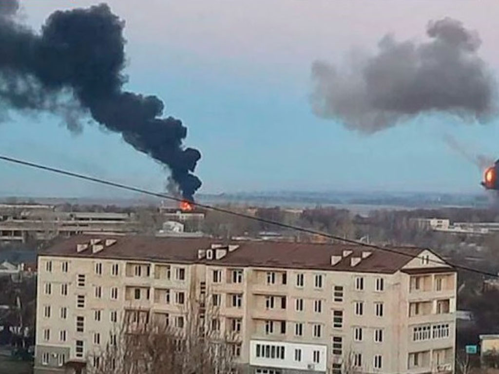 युक्रेनमा रुसी आक्रमण जारी, दुई जनाको मृत्यु, २१ घाइते