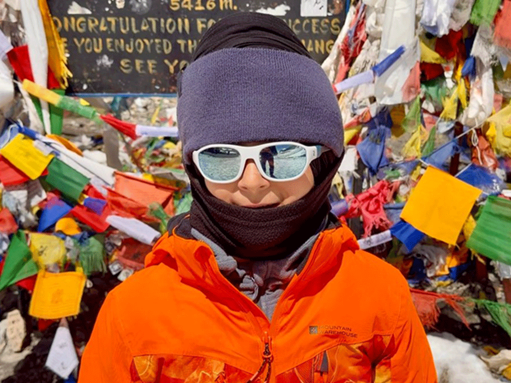 सात वर्षीय तेगबीरले राखे कान्छो पदयात्रीको कीर्तिमान