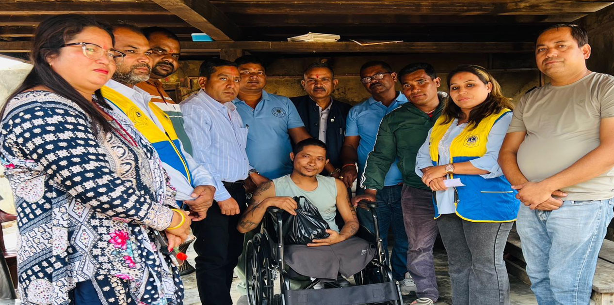 ह्विलचेयरले दिएको खुसी