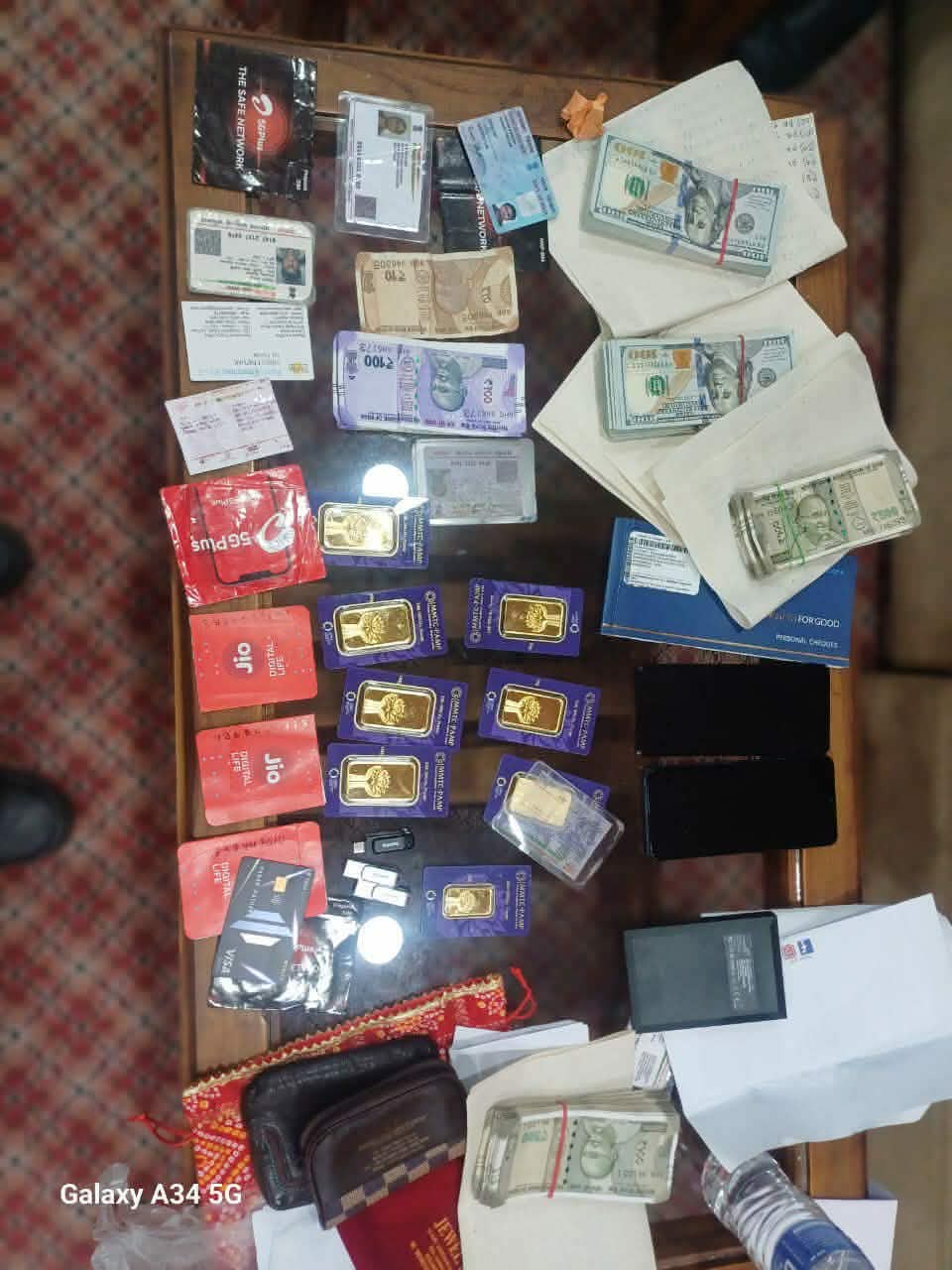 काँकडभिट्टाबाट ५ सय ७० ग्राम सुन तथा बिदेशी मुद्रा सहित भारतीय नागरिक नियन्त्रणमा