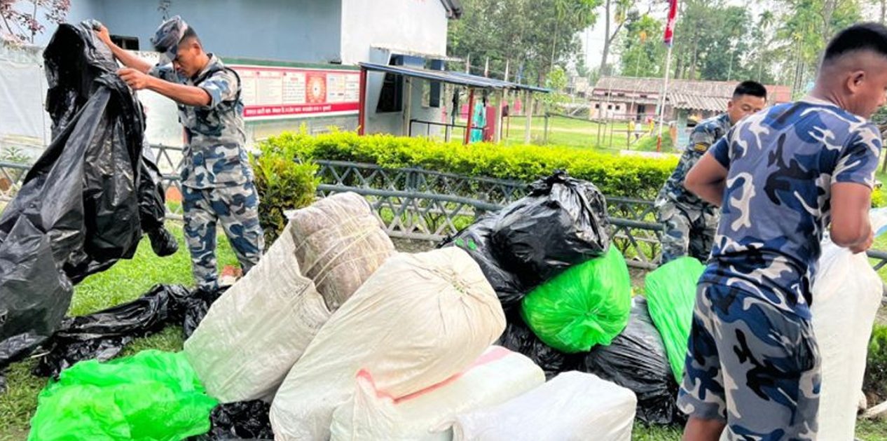 सप्तकोशी नदीबाट ४ सय ७५ किलो गाँजा बरामद
