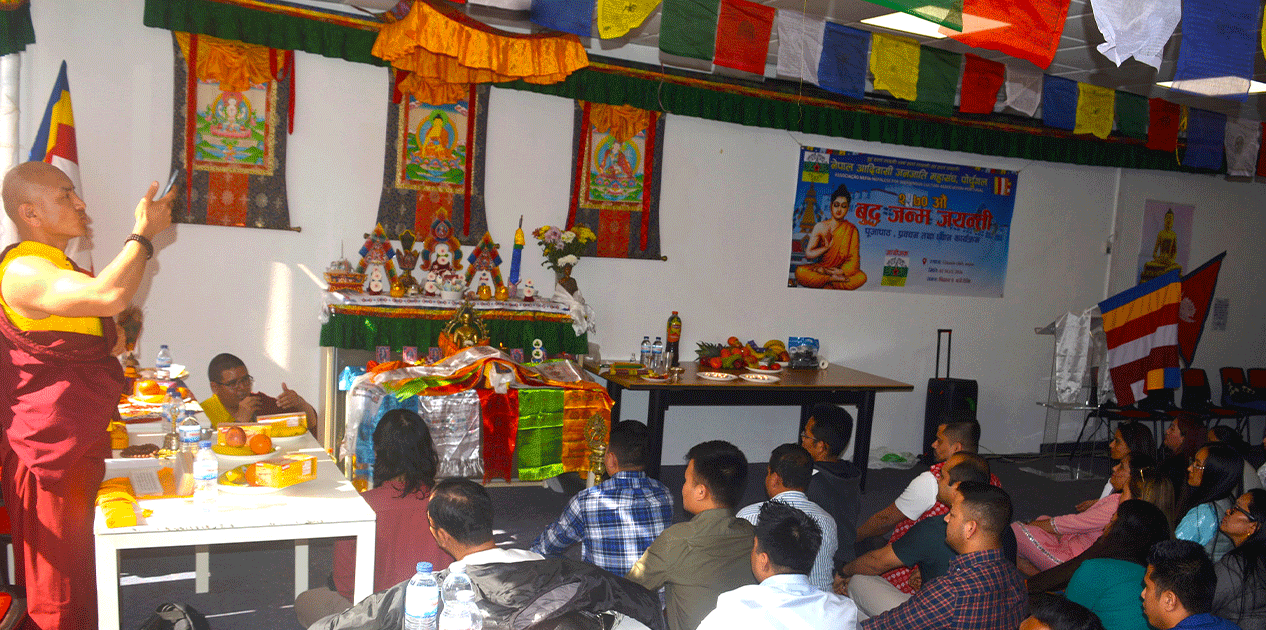 पोर्चुगलमा मनाइयो बुद्ध जयन्ती