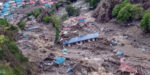हुम्लाको नेप्का गाउँमा पहिरोले विद्यालय भवनसहित खेतीयोग्य जमिन बगायो