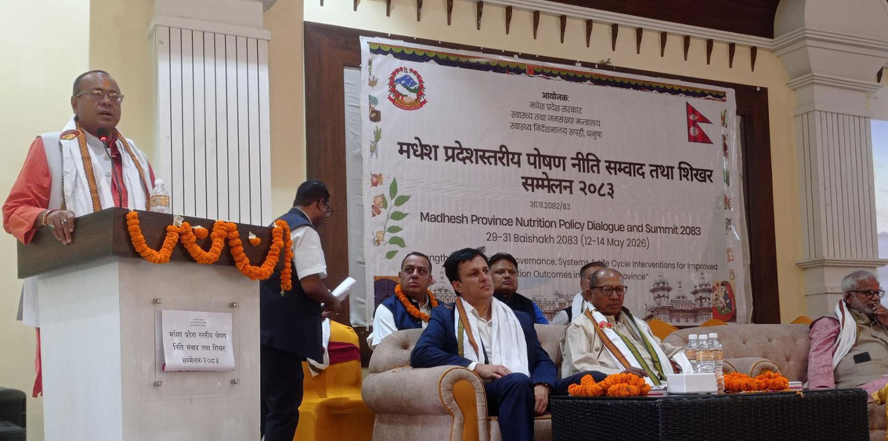 ‘कुपोषण समाधानका लागि व्यवहार परिवर्तन आवश्यक’ : मुख्यमन्त्री यादव