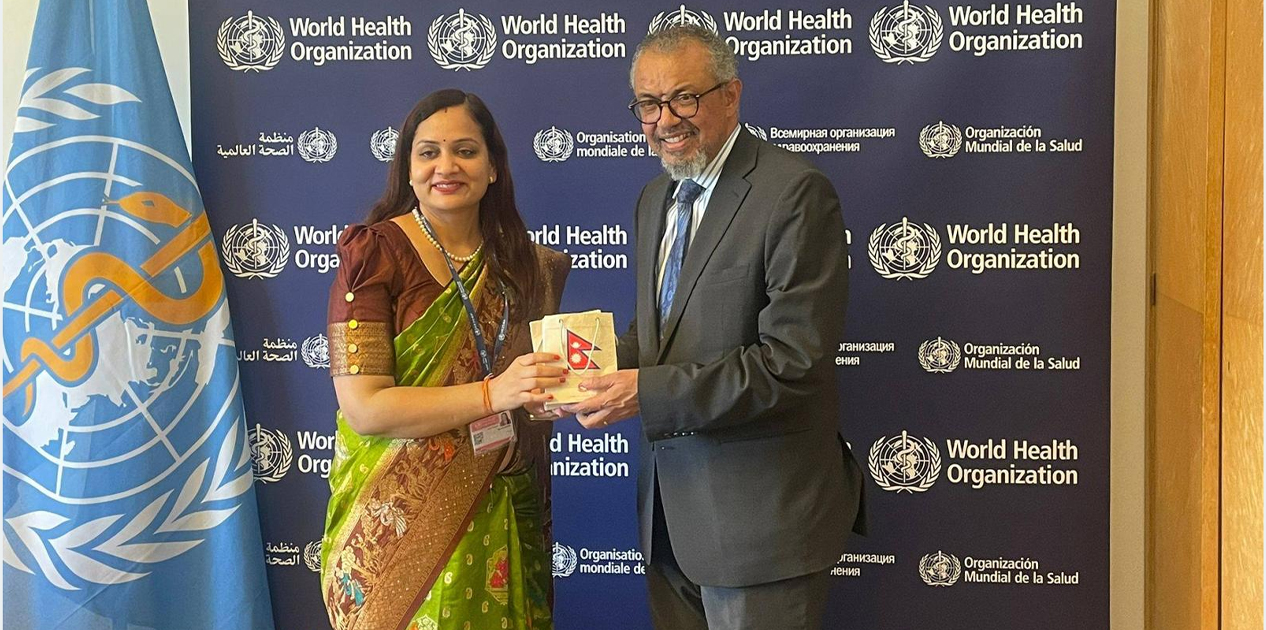 ‘विश्व स्वास्थ्य संगठन सधैँ नेपालसँग सहकार्य र सहयोगका लागि प्रतिबद्ध’