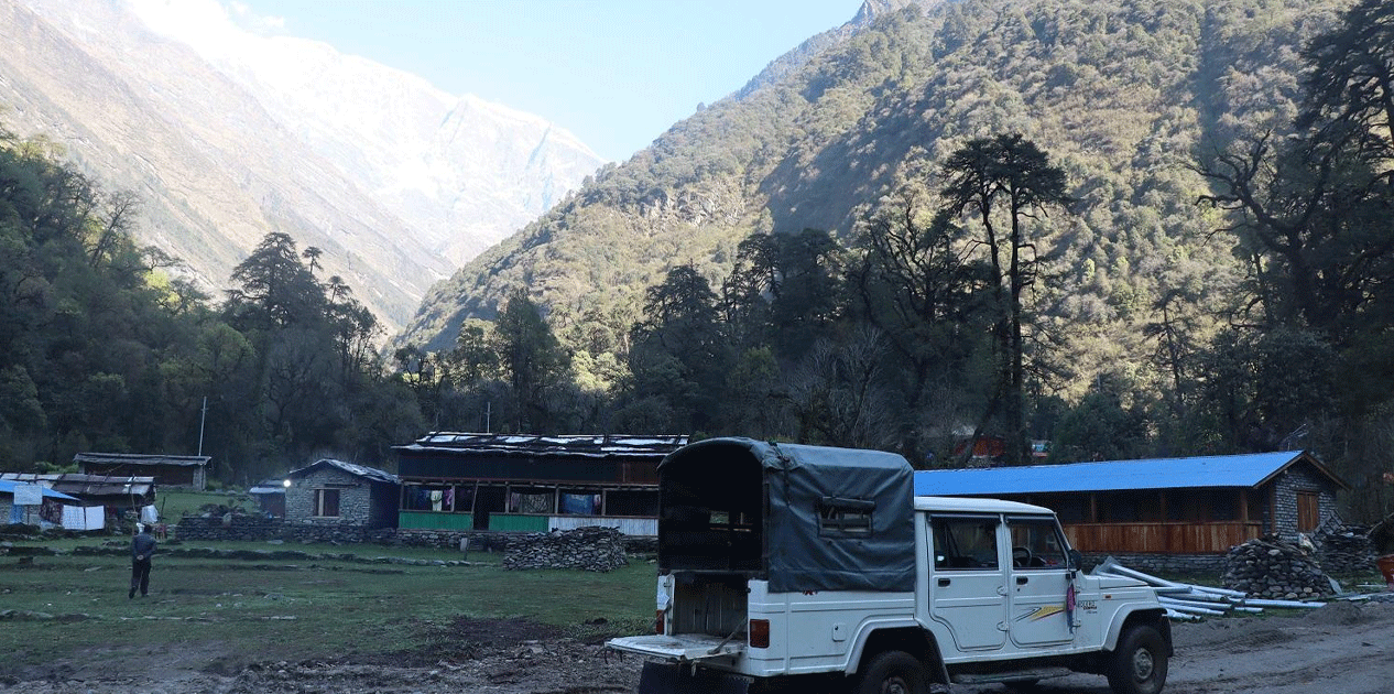 पर्यटकीय गन्तव्य दोभान सडक सञ्जालमा जोडियो