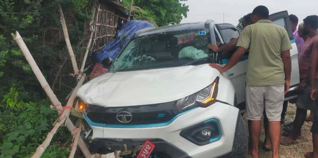 डाक्टरले चलाएको कारको ठक्करबाट सुनसरीमा वरिष्ठ सईको मृत्यु