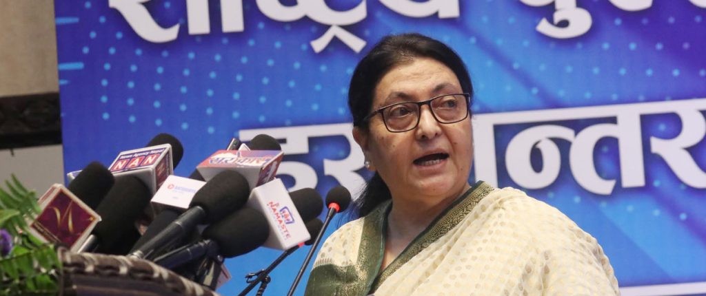 हाम्रो देशका लागि प्रत्यक्ष कार्यकारी उपयुक्त हुँदैन : विद्या भण्डारी
