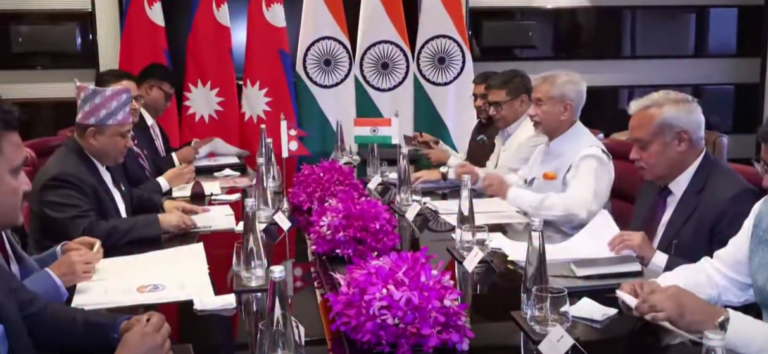 परराष्ट्रमन्त्री खनालसँग भारतीय विदेशमन्त्रीले उठाए सीमा सुरक्षाको विषय