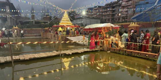तीन सय वर्ष पुरानो मत्स्यनारायण मन्दिरमा एक महिने मेला सम्पन्न