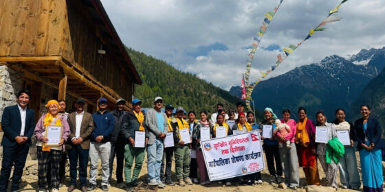 नाम्खा गाउँपालिकालाई पूर्ण खोप सुनिश्चितता घोषणा
