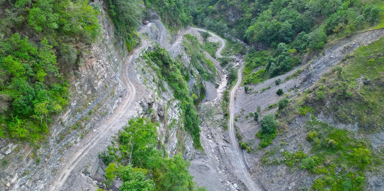 अदिभारा-टाक्से-रुम सडक छ वर्षपछि सञ्चालन