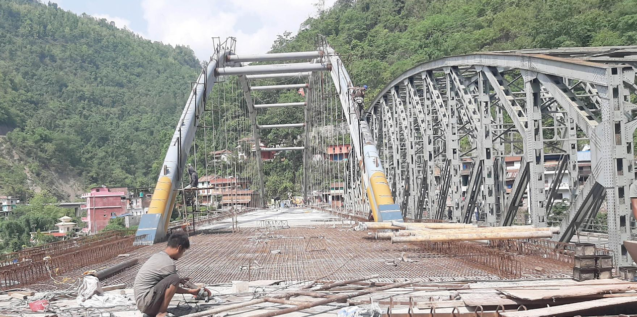 ‘सिग्नेचर ब्रिज’ निर्माण अन्तिम चरणमा