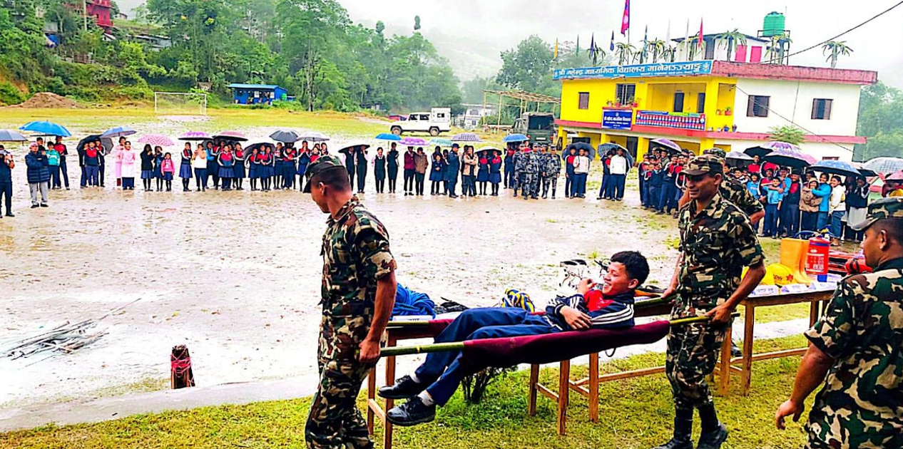 मनसुनजन्य विपद् प्रतिकार्यका लागि कोशीका १४ जिल्लामा नेपाली सेनाको तयारी सम्पन्न