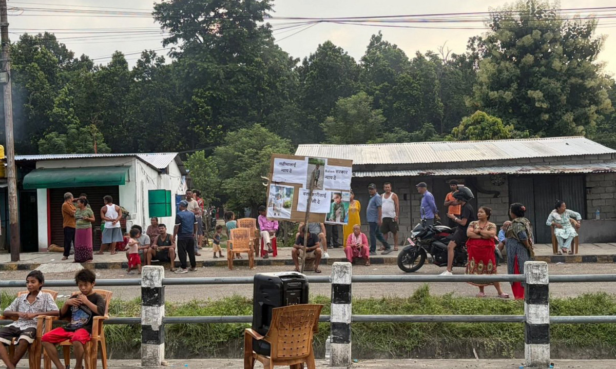 चौथो दिन पनि वीरगन्ज–पथलैया सडक अवरुद्ध