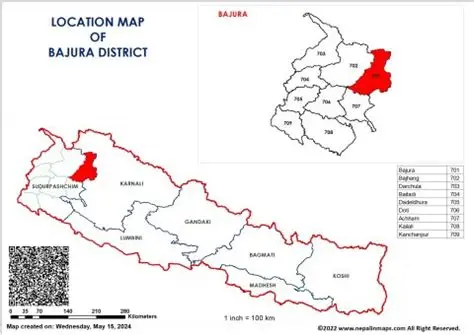 बाजुरामा पहिरोले दुई घरमा क्षति, एक बेपत्ता
