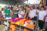 जनकवि दुर्गालाल श्रेष्ठको शोभा भगवतीमा अन्त्येष्टि