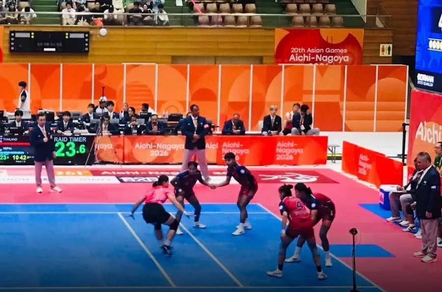 महिला कबड्डीमा नेपालको रोमाञ्चक जित
