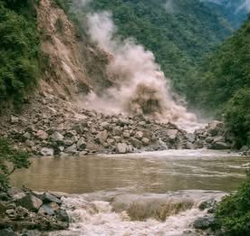 किम्रोङ खोलाको बहाव खुल्यो, जोखिम टरेको प्रशासनको भनाइ