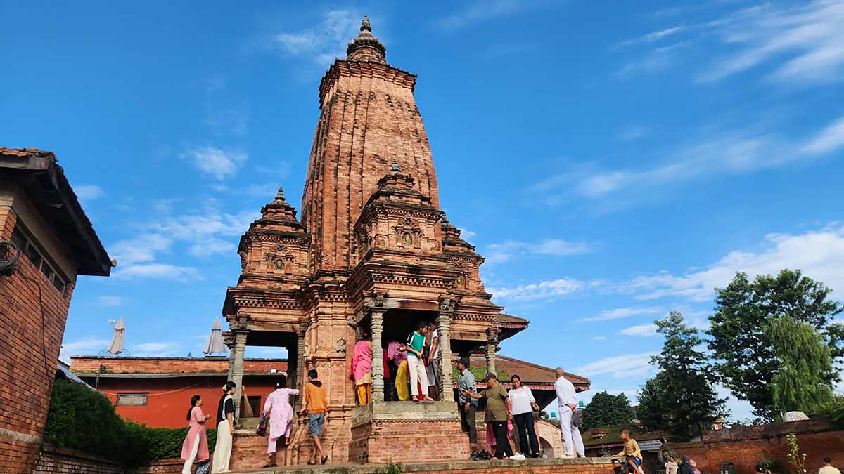 भक्तपुरमा केदारनाथ मन्दिर खुलाः साँझ महाआरती गरिँदै