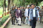 राष्ट्रपति पौडेल बाढी प्रभावित क्षेत्र नुवाकोटमा