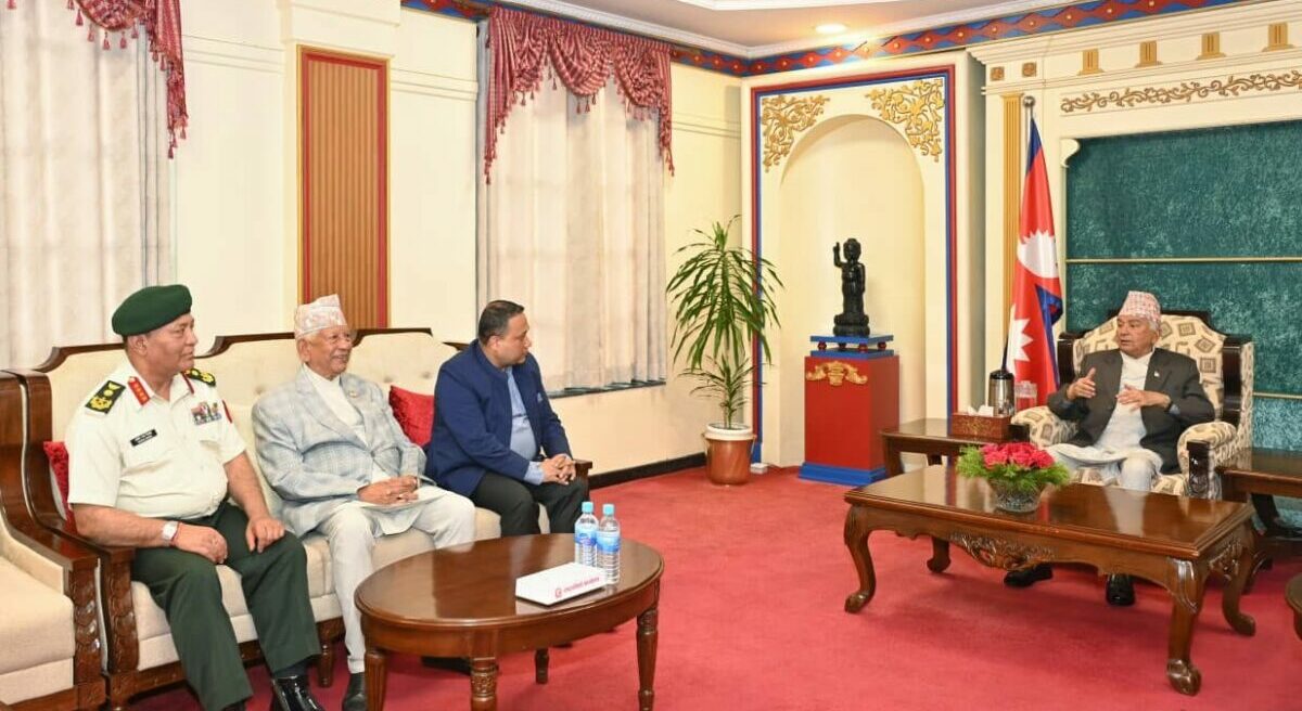 राष्ट्रपति पौडेलद्वारा पुनर्निर्माण र पुनःस्थापनालाई तीव्रता दिन सरकारको ध्यानाकर्षण