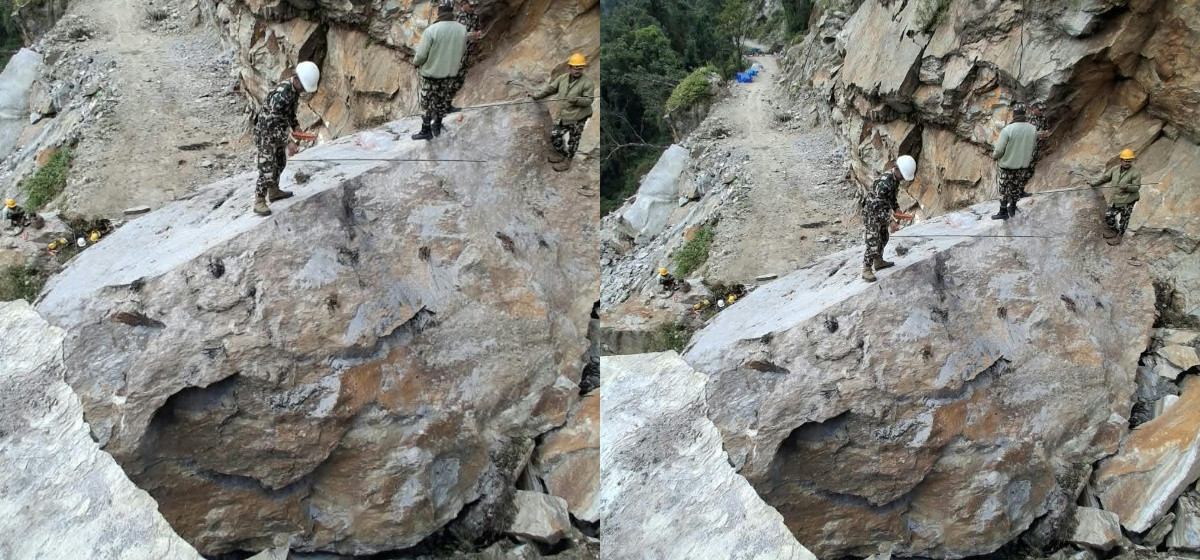 नेपाल-चीन जोड्ने ‘लाइफलाइन’ खाँदबारी–किमाथाङ्का सडक पुनः सञ्चालनमा